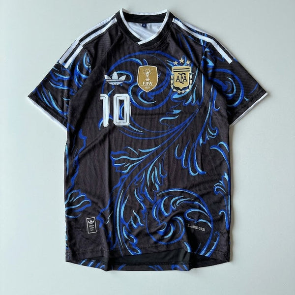 ARGENTINA WORLD CUP EDITION KIT BLACK (EMBROIDERY)